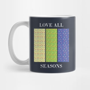 Love all seasons (Black) Mug